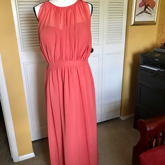 Bari Jay Dresses & Skirts - Bari Jay bridesmaid 24w formal dress coral orange